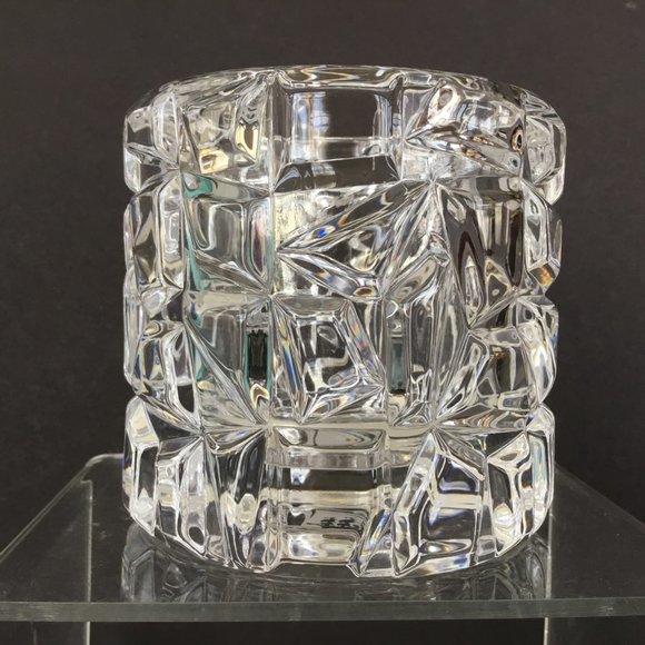 SOLD Tiffany & Co Crystal Sierra Candle Holder - Picture 2 of 6